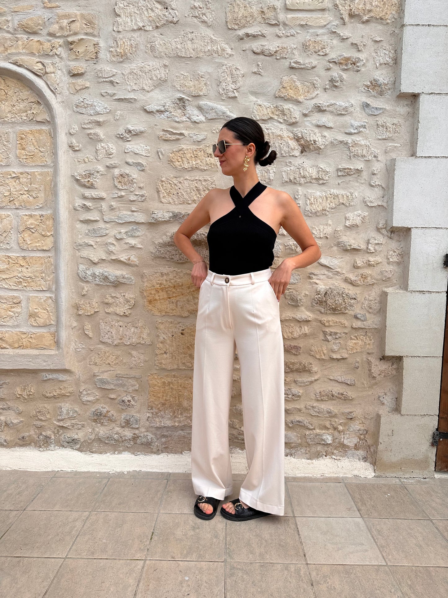 Pantalon Charonne Ecru