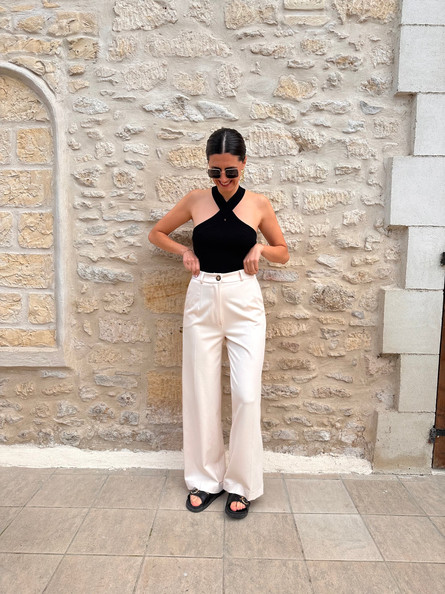 Pantalon Charonne Ecru