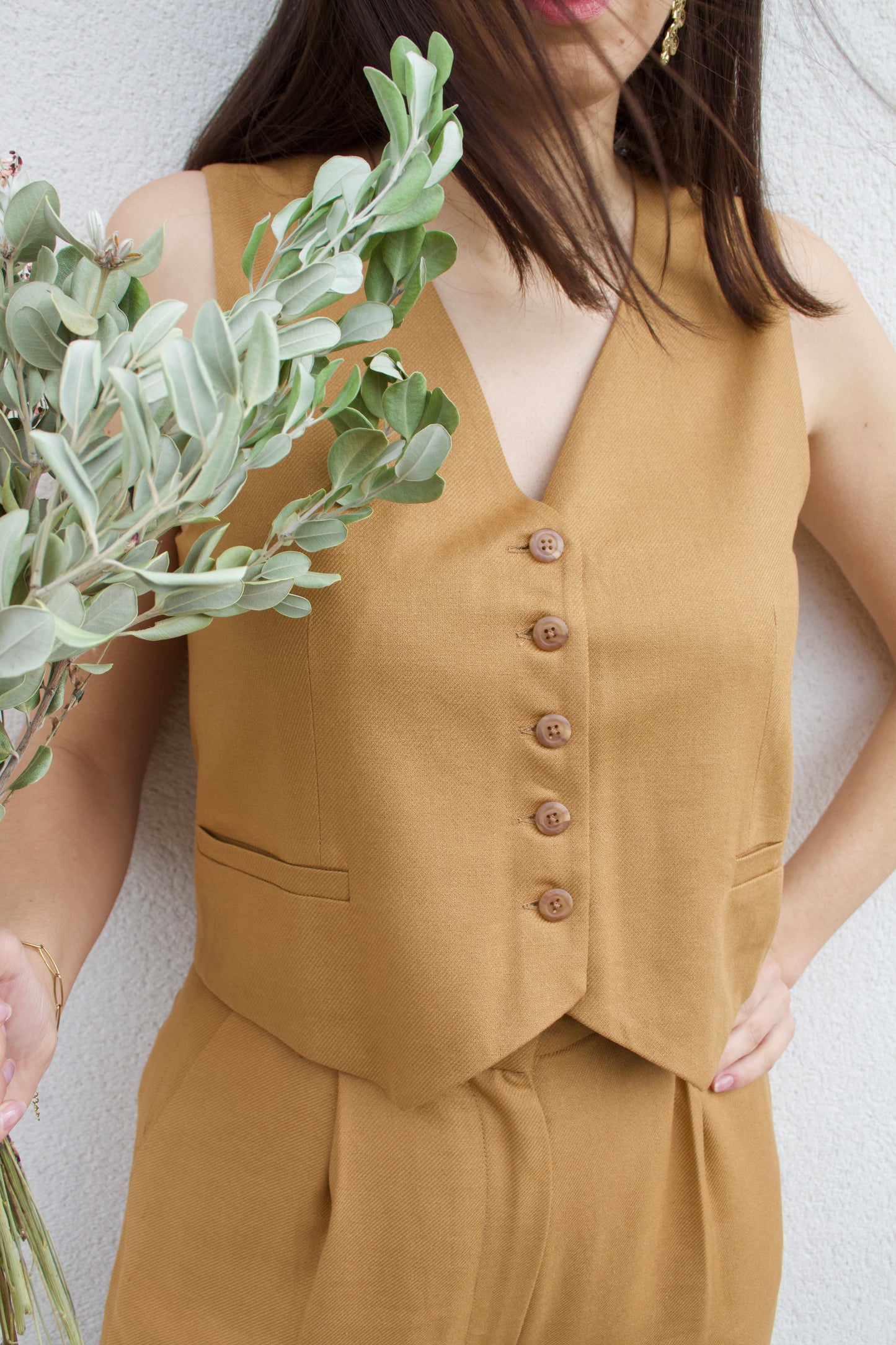 Gilet Marcel Camel