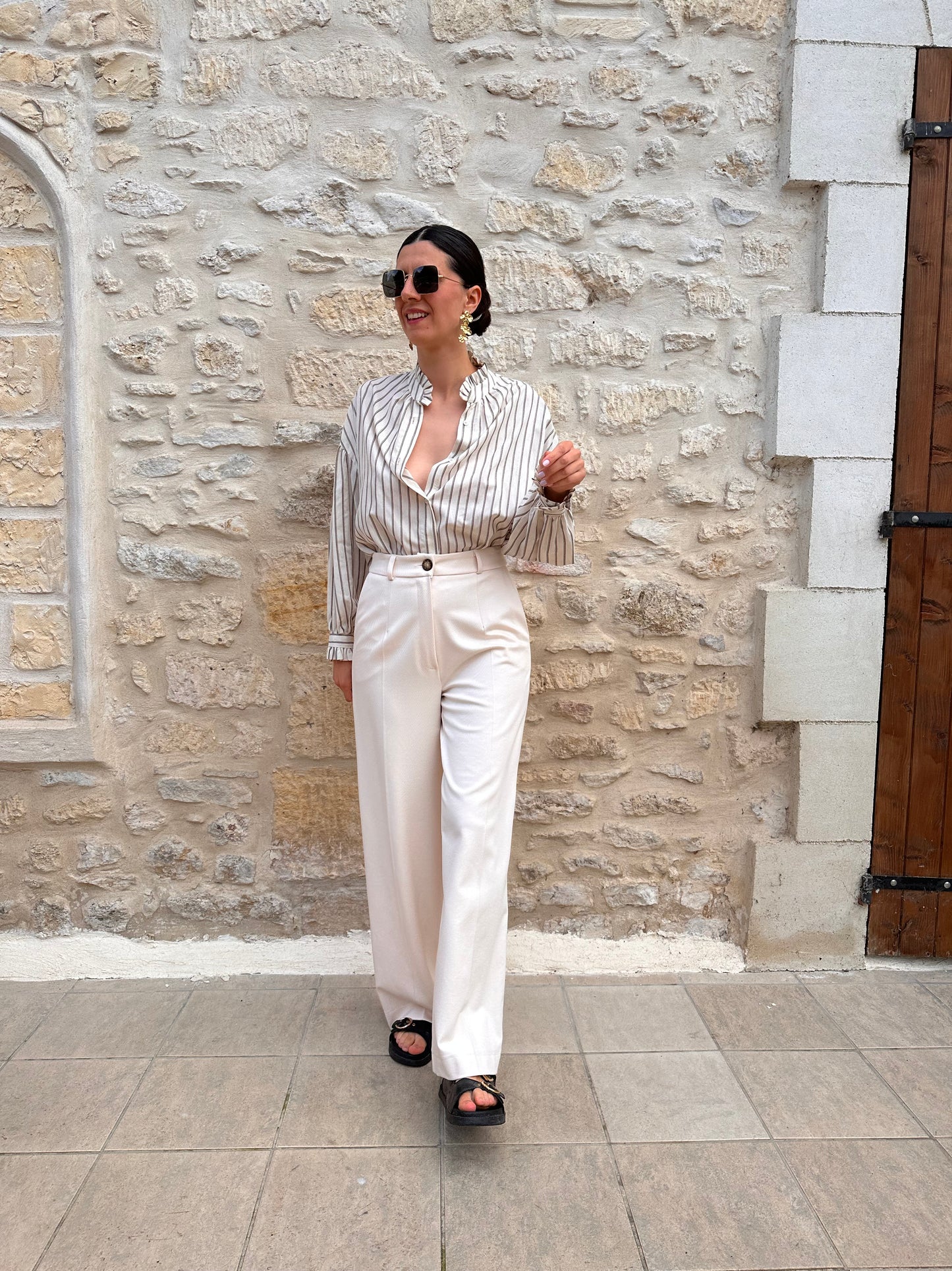 Pantalon Charonne Ecru