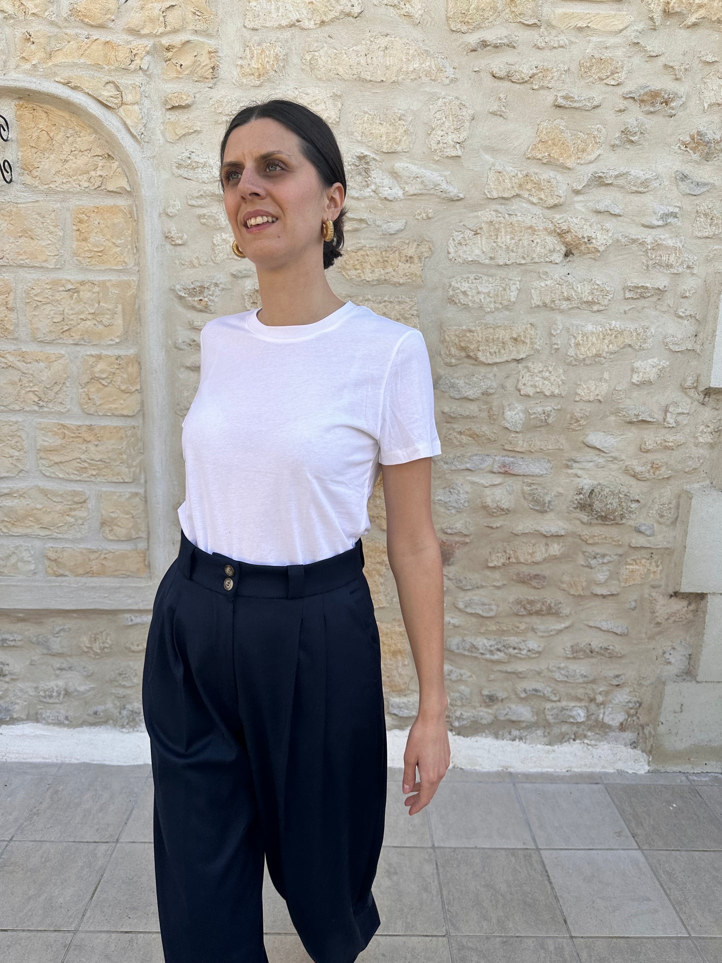 Pantalon Jean Bleu marine