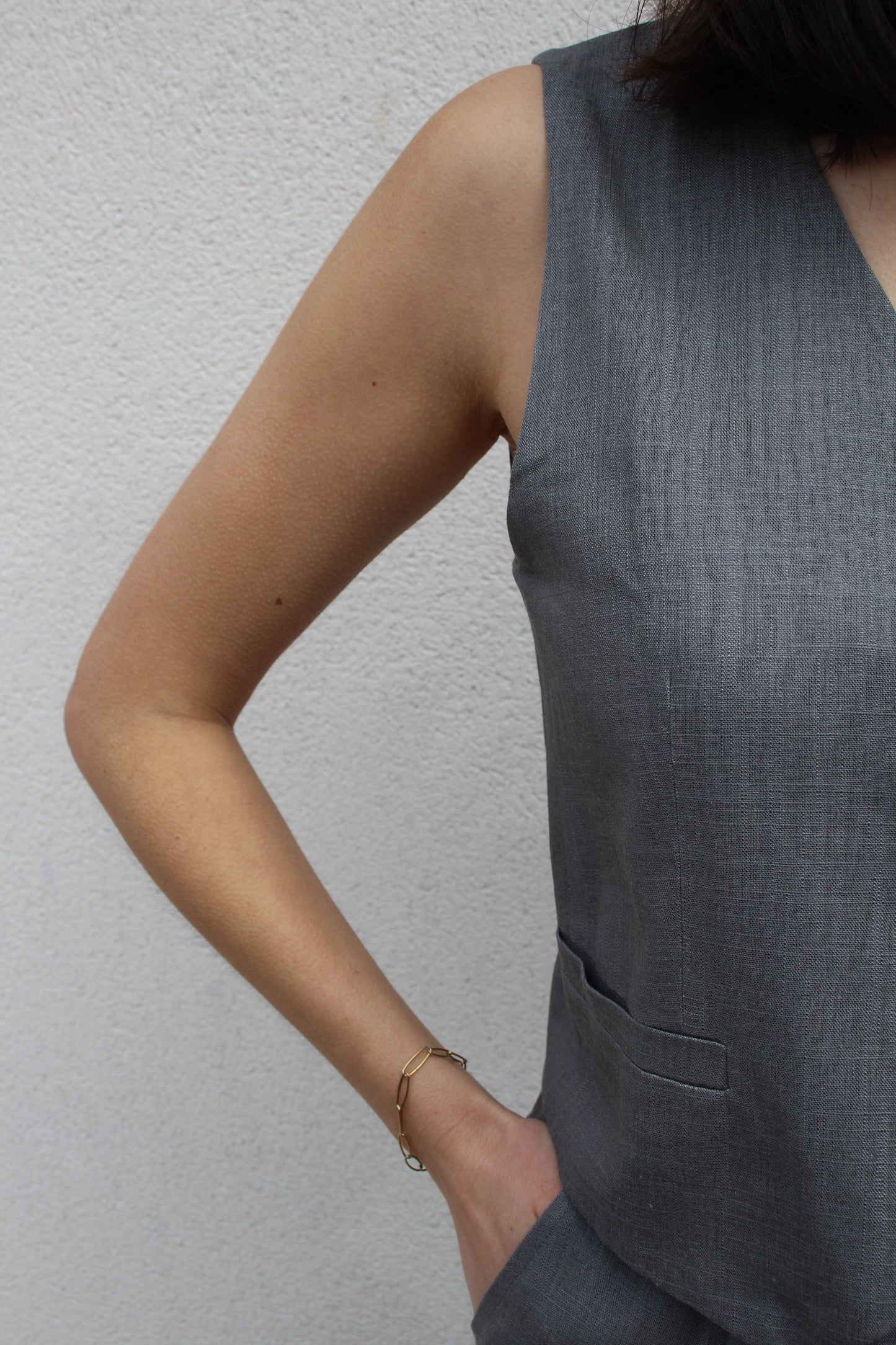 Gilet Marcel Gris