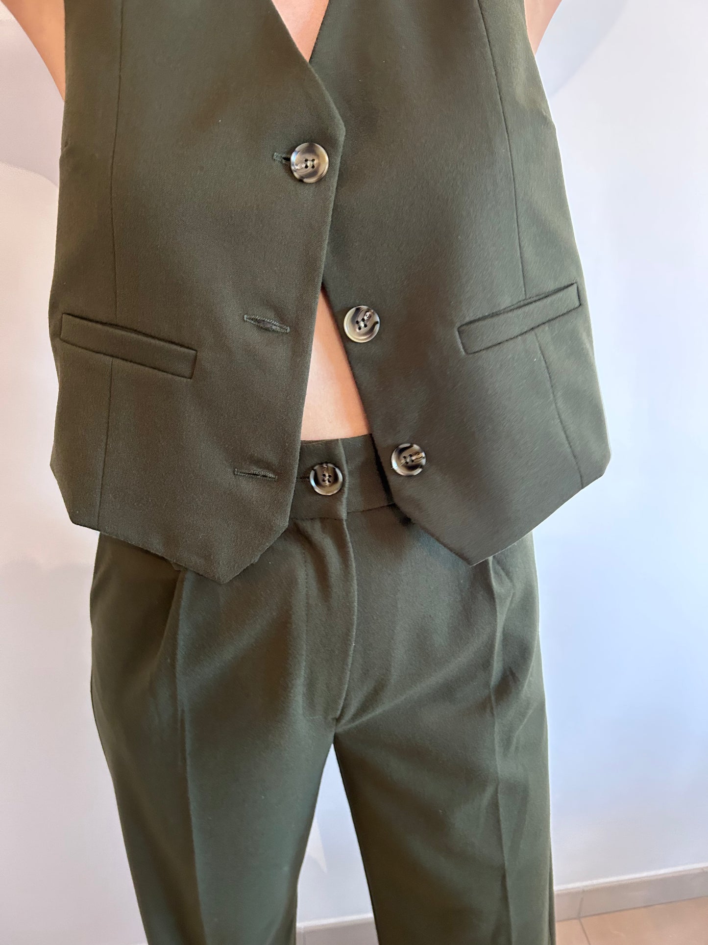 Gilet Gaston Kaki