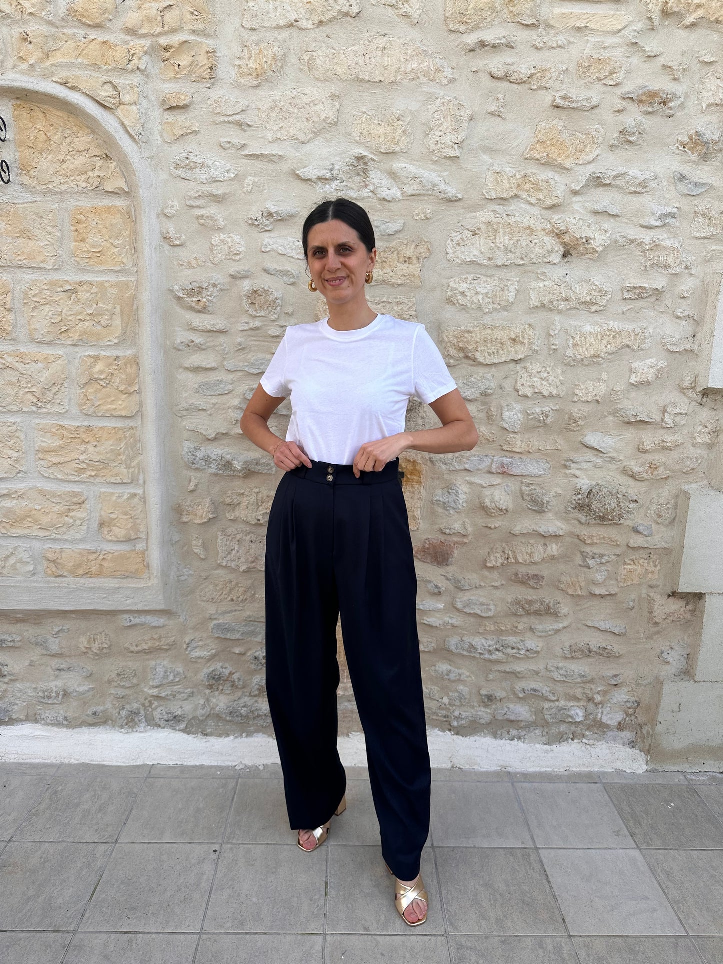 Pantalon Jean Bleu marine