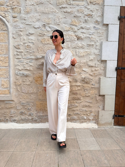 Pantalon Charonne Ecru