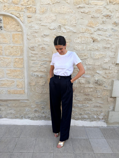 Pantalon Jean Bleu marine