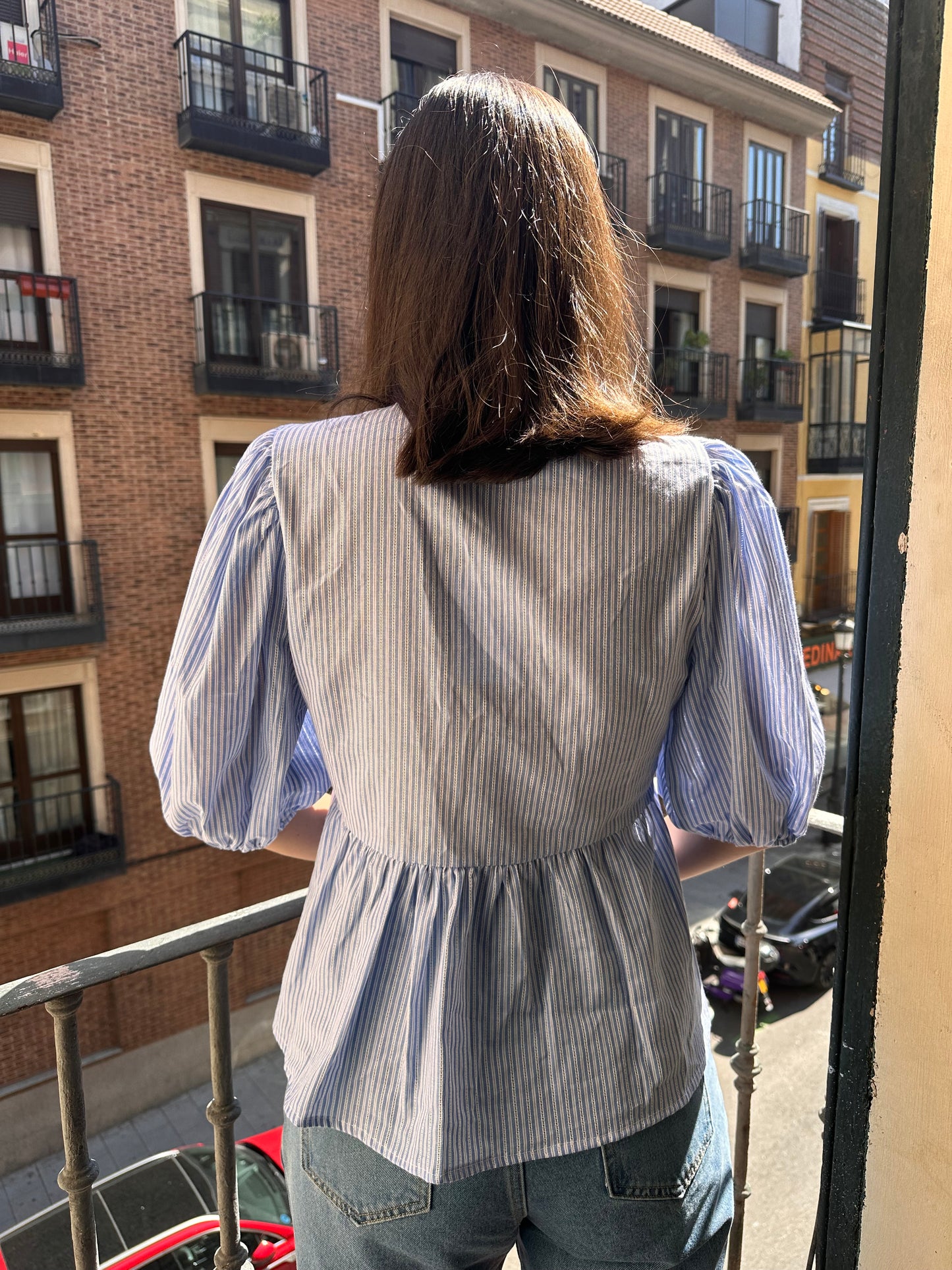 Blouse Jeanne petites rayures