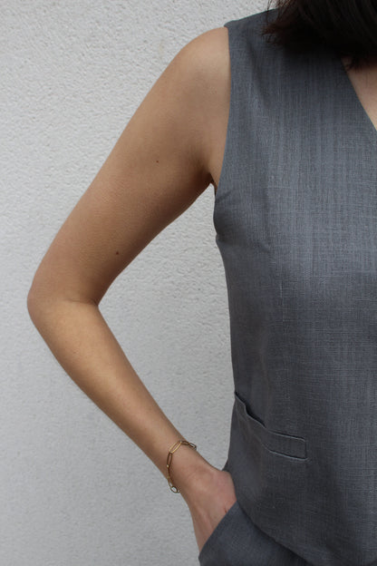 Gilet Marcel Gris