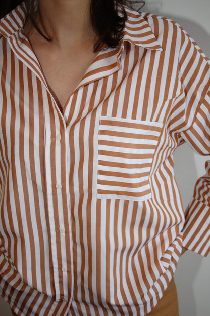 Chemise Pénélope Camel